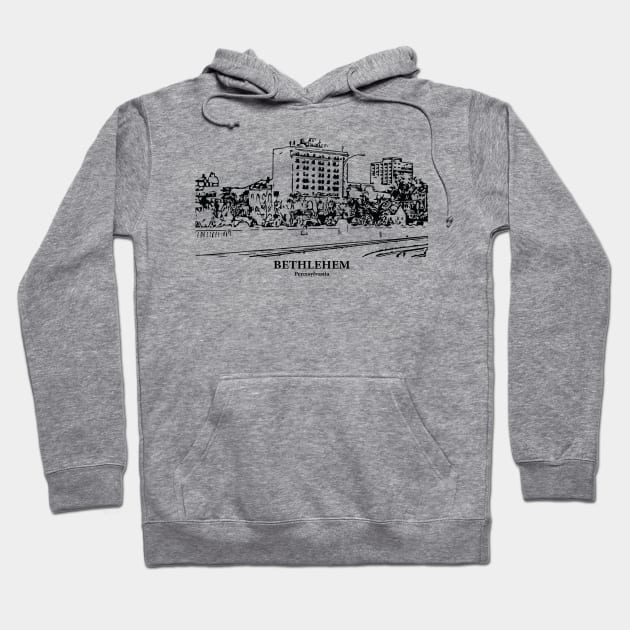 Bethlehem - Pennsylvania Hoodie by Lakeric